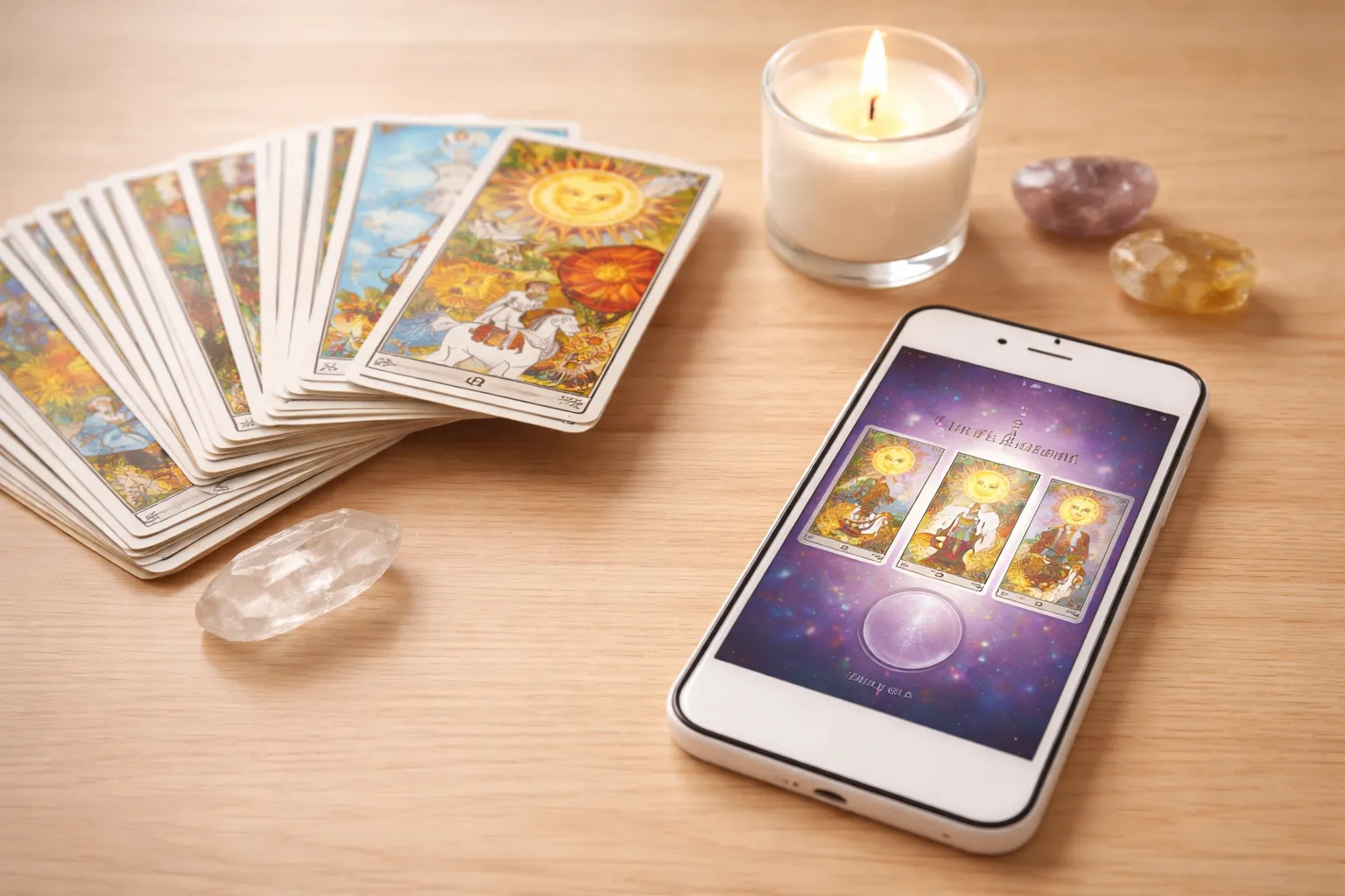 タロット占いアプリ無料おすすめ5選|広告・課金の見分け方と「ログで上達」する選び方