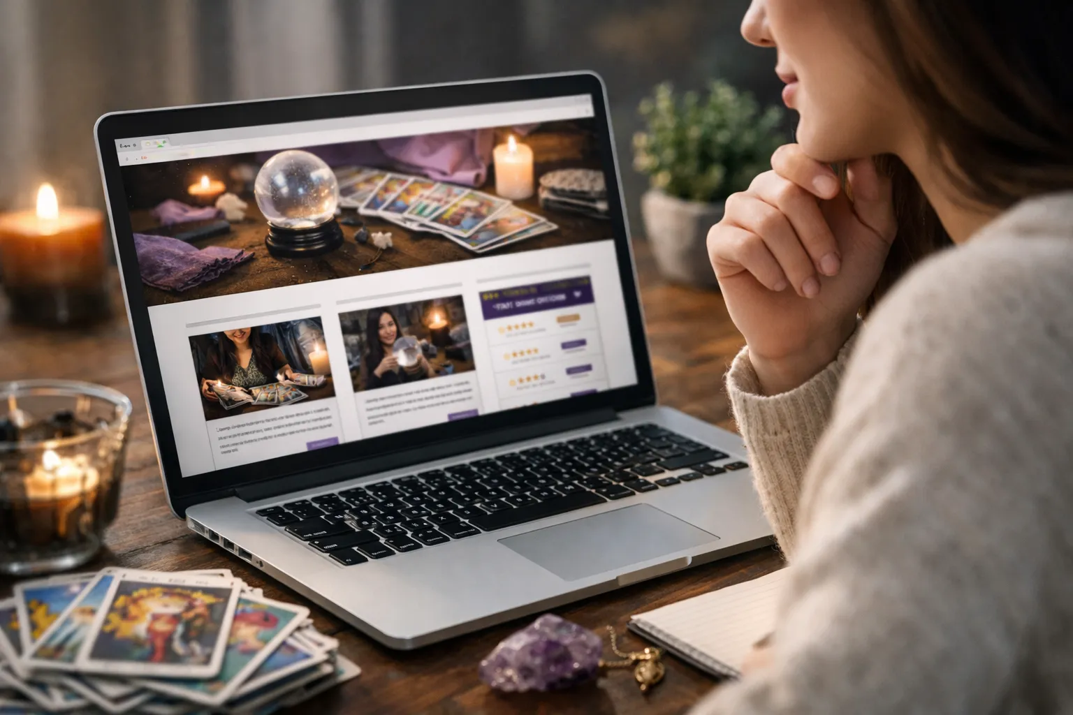 タロットサイト無料おすすめ5選|当たるより“活かす”比較と選び方(ログで伸びる)