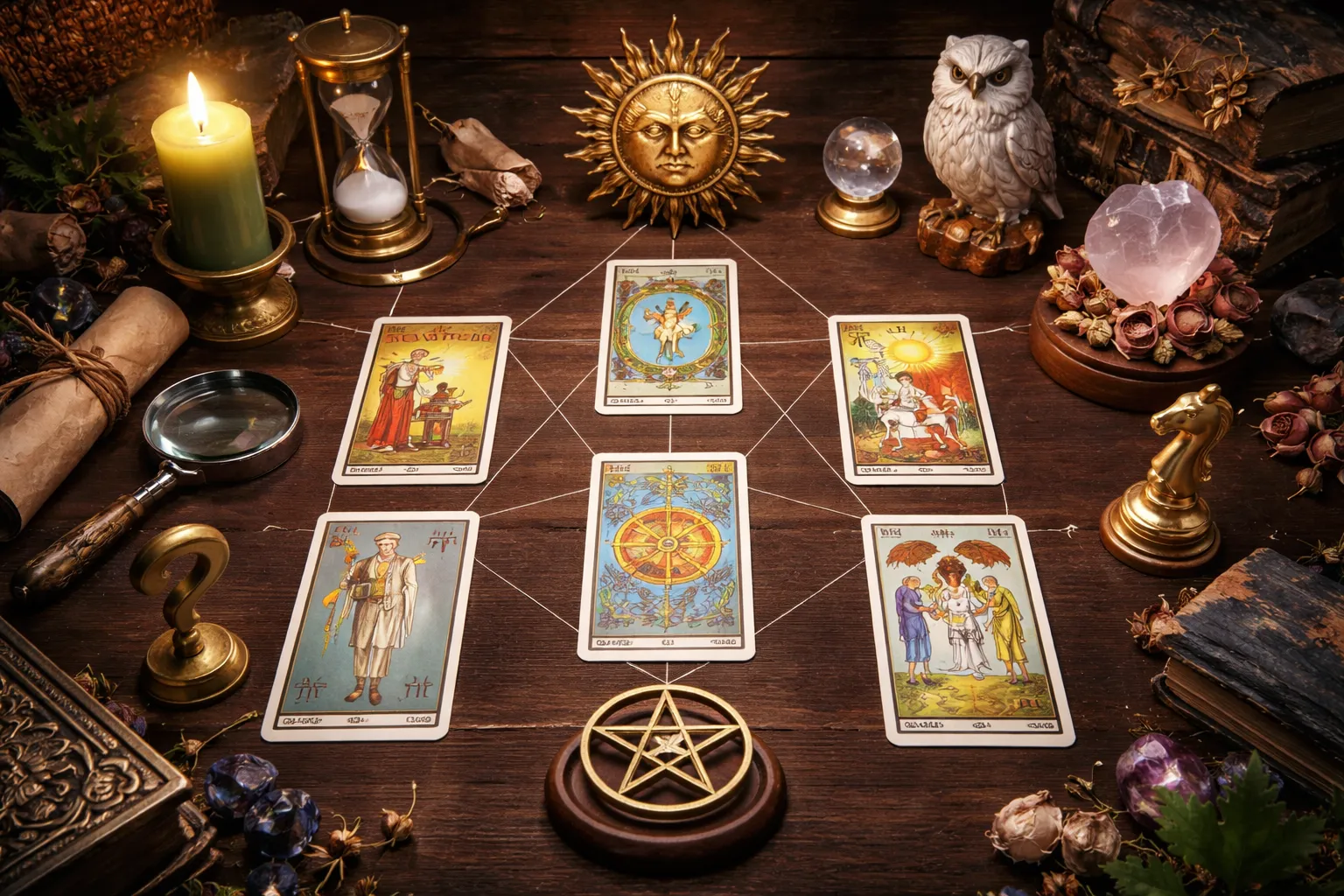 タロット占い「ヘキサグラム」やり方完全ガイド