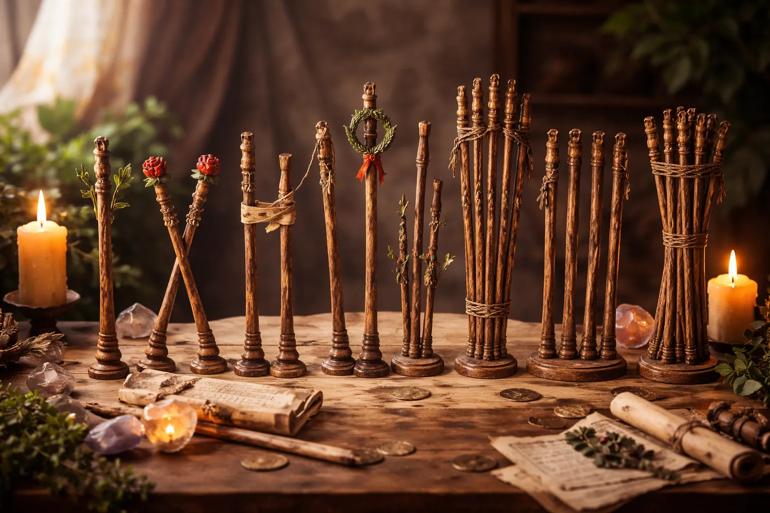 タロットのワンドの意味|14枚の読み方と実践ログ